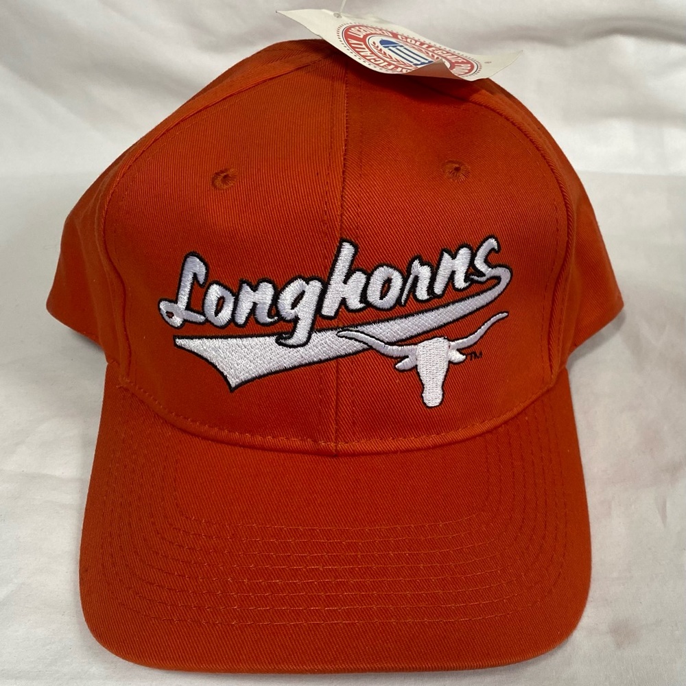 University of Texas Longhorns Vintage Snapback Hat Cap Brand New Orange